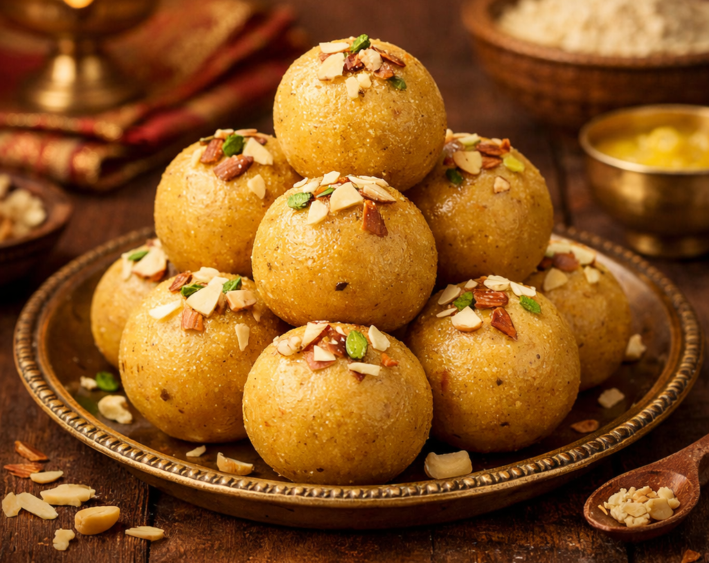 Besan Laddu Recipe